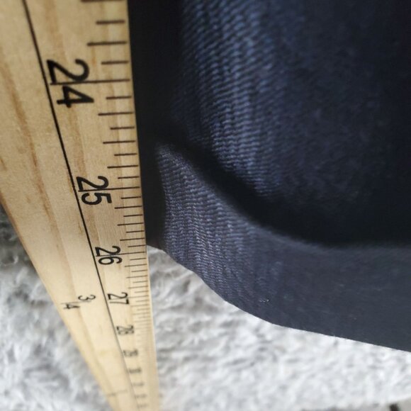 Tayion Suit Mens 56L 50x26 Navy Blue Gem Wool Suit Two Piece Set - Picture 10 of 14